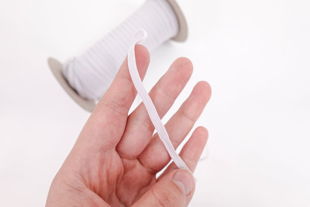 White 4mm Elastic
