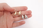 Simple Teardrop Stud Earrings