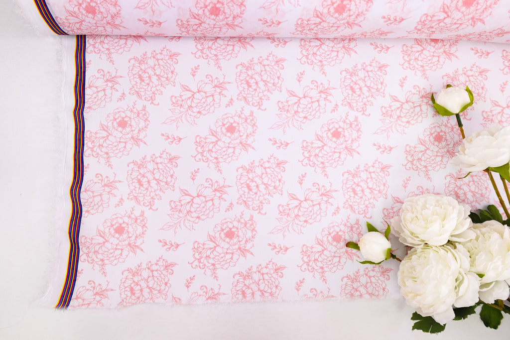 Lily Pink Floral Canadian Feel Print