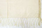 Daffodil Metallic Church Scarf with Fringe