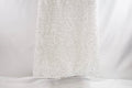 Off-White Chantilly Beaded Sequin Bridal Lace