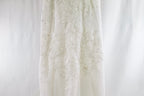 Off-White Sequin Bridal Lace