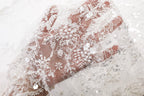 Off-White Beaded Sequin Bridal Lace