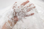 Off-White Beaded Sequin Bridal Lace