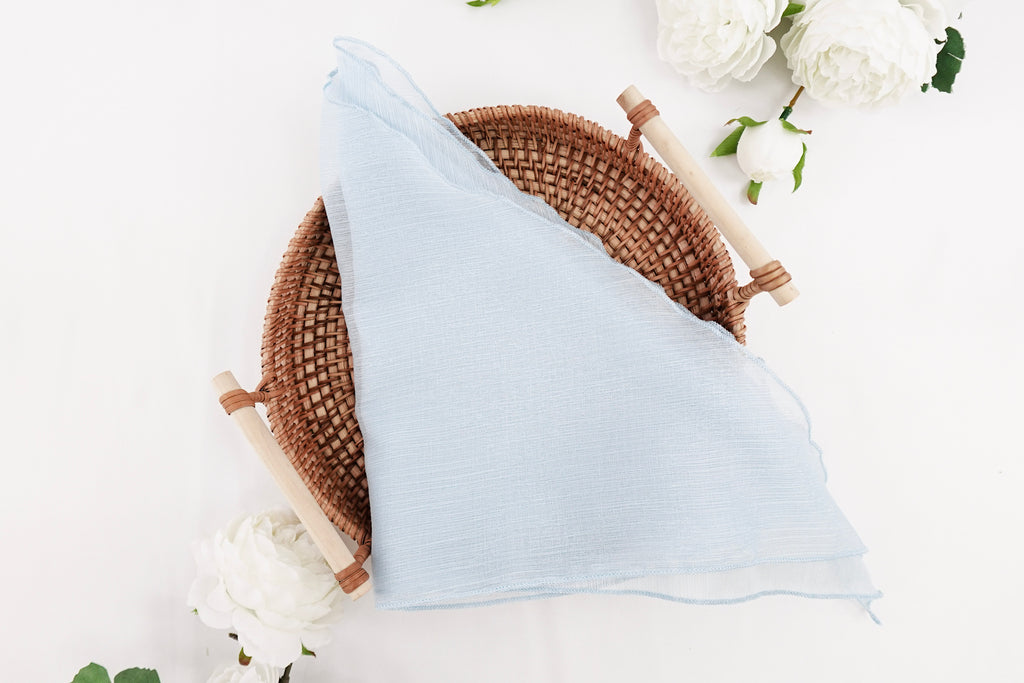 Cinderella Blue Triangle Shimmer Scarf