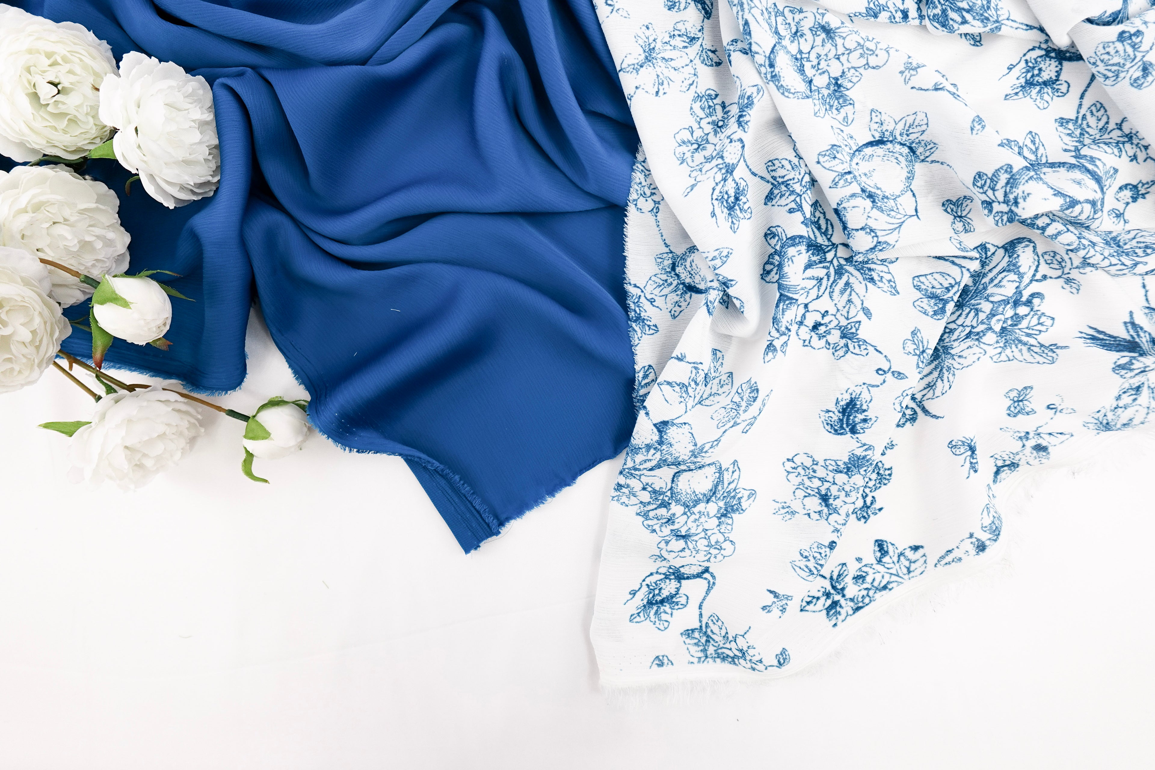Royal Blue Pears Canadian Feel Print