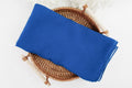 Royal Blue Solid Square Scarf