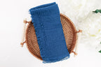 Royal Blue Gauze Scarf
