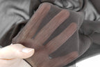 Chocolate Brown Solid Triangle Scarf