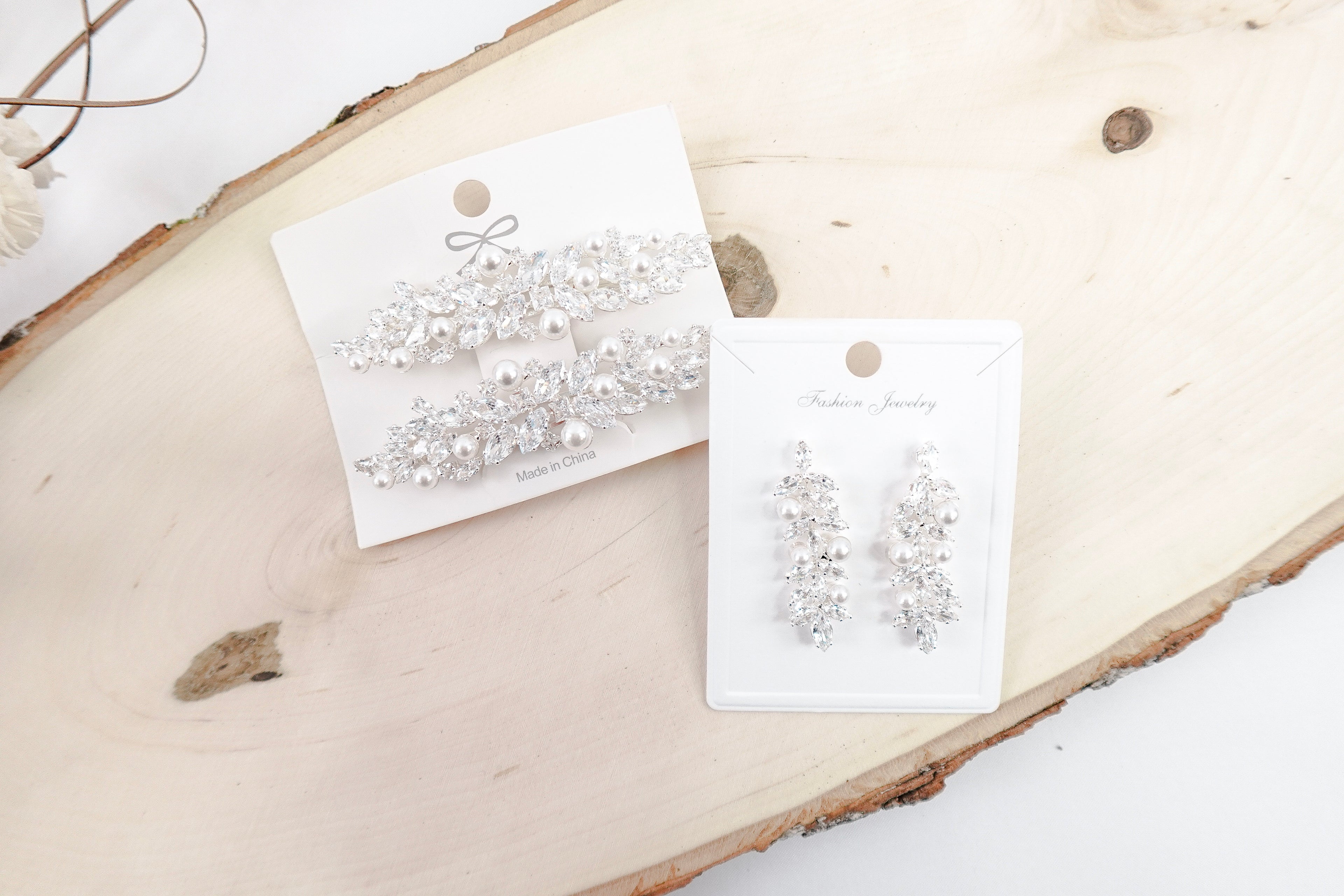 Cubic Zirconia Matching Earrings