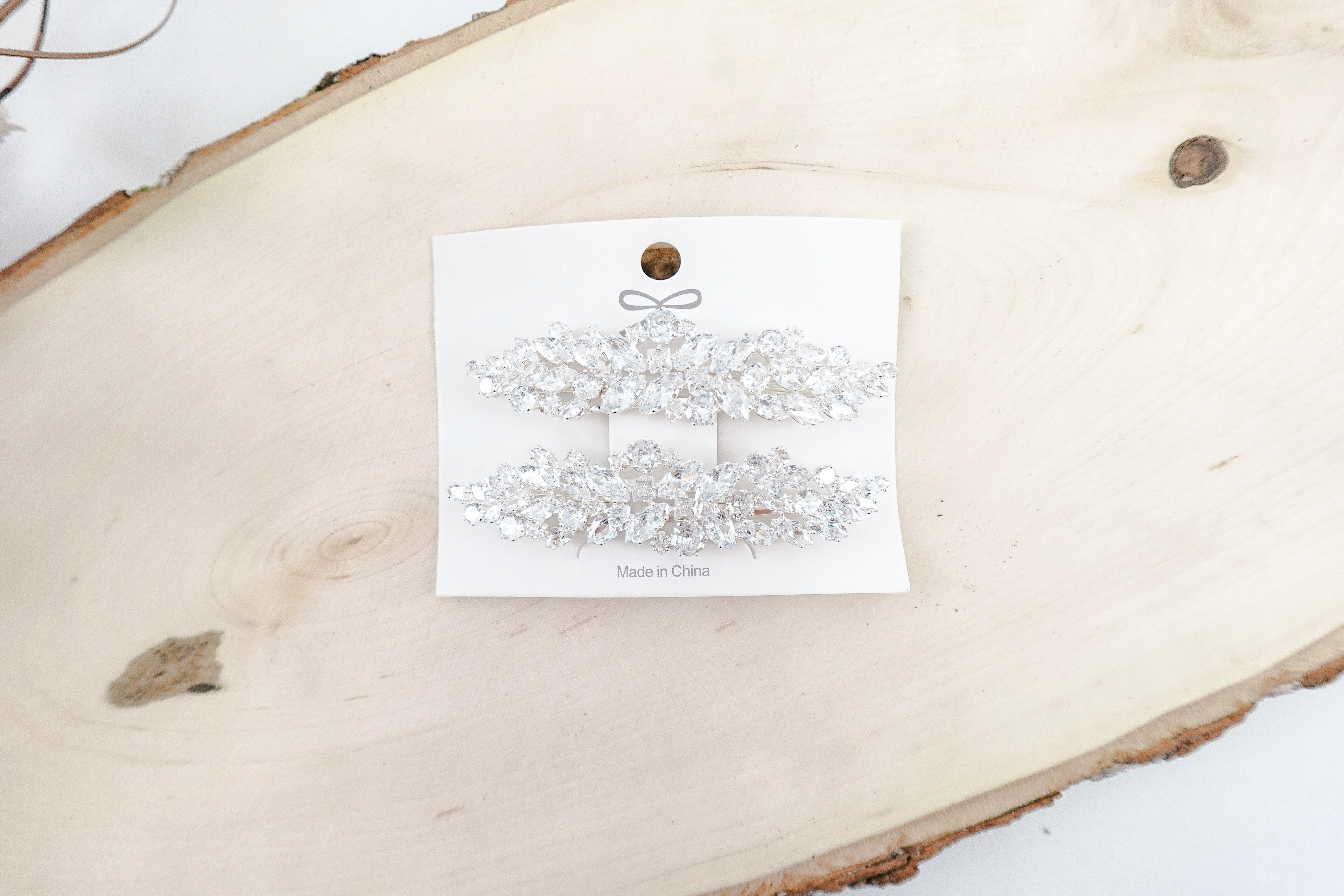 Cubic Zirconia Hairclips