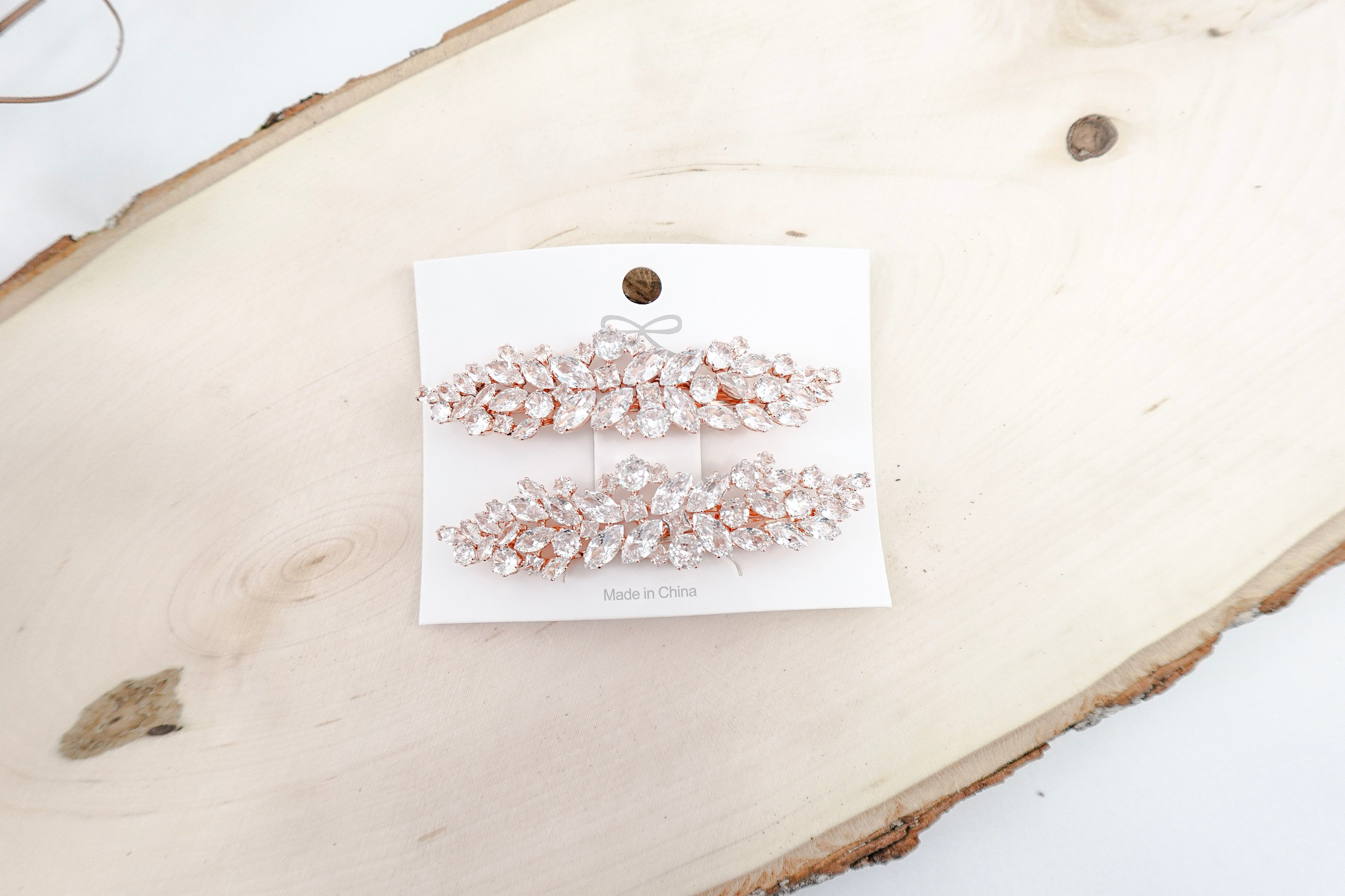 Cubic Zirconia Hairclips