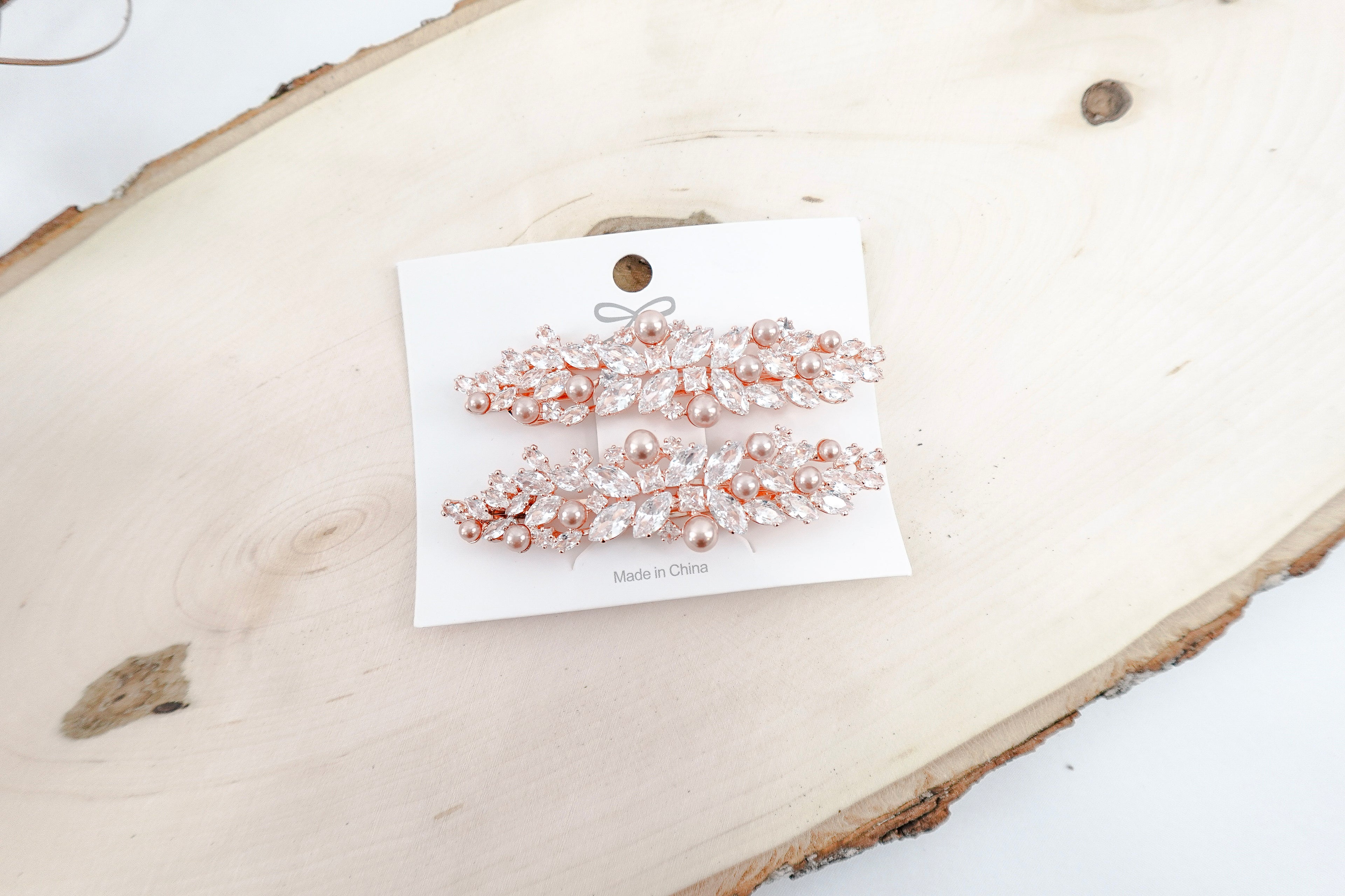 Cubic Zirconia Hairclips