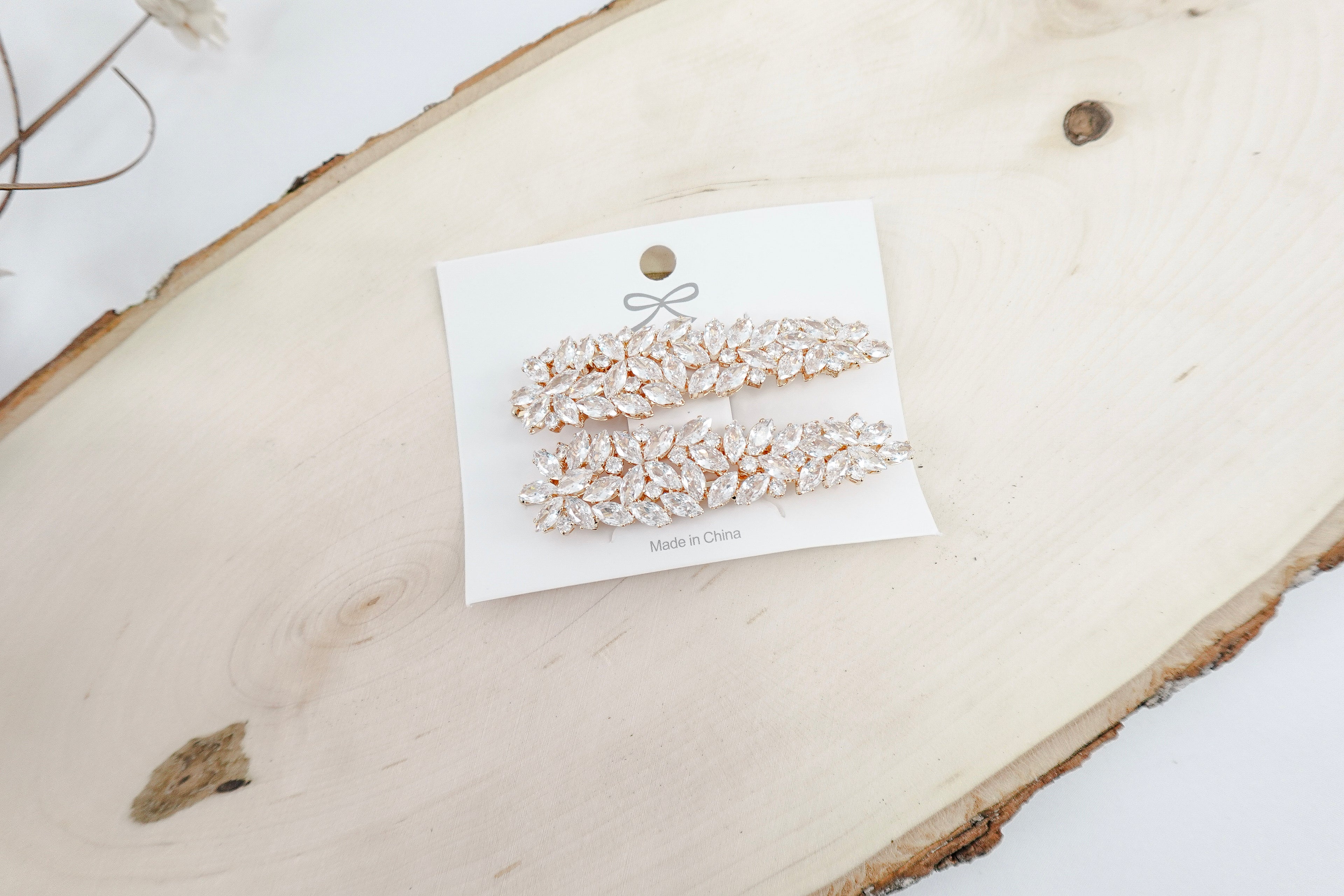 Cubic Zirconia Hairclips