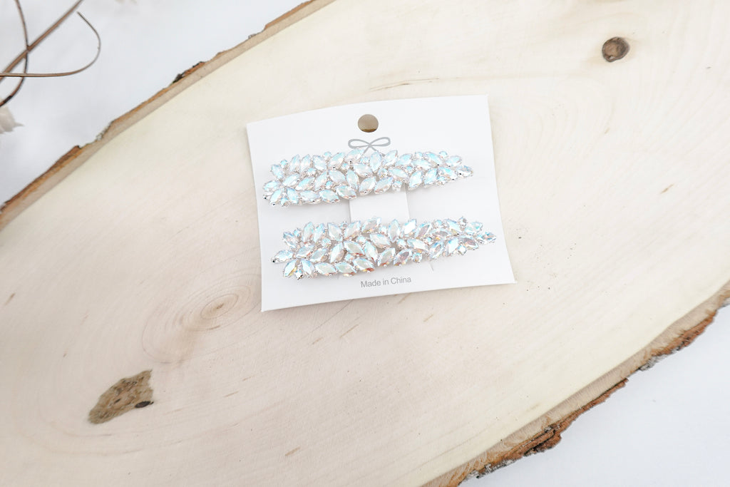 Cubic Zirconia Hairclips