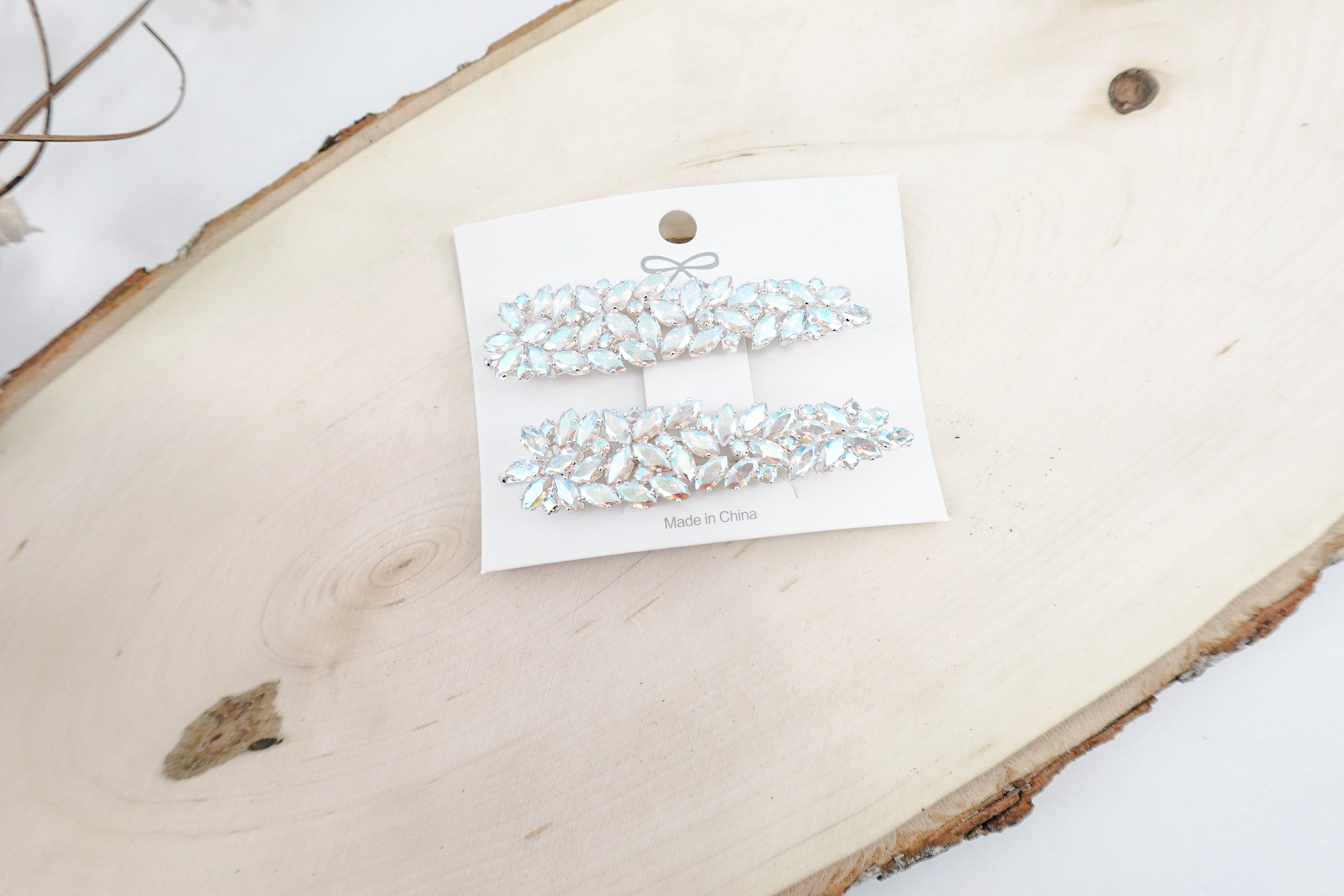 Cubic Zirconia Hairclips