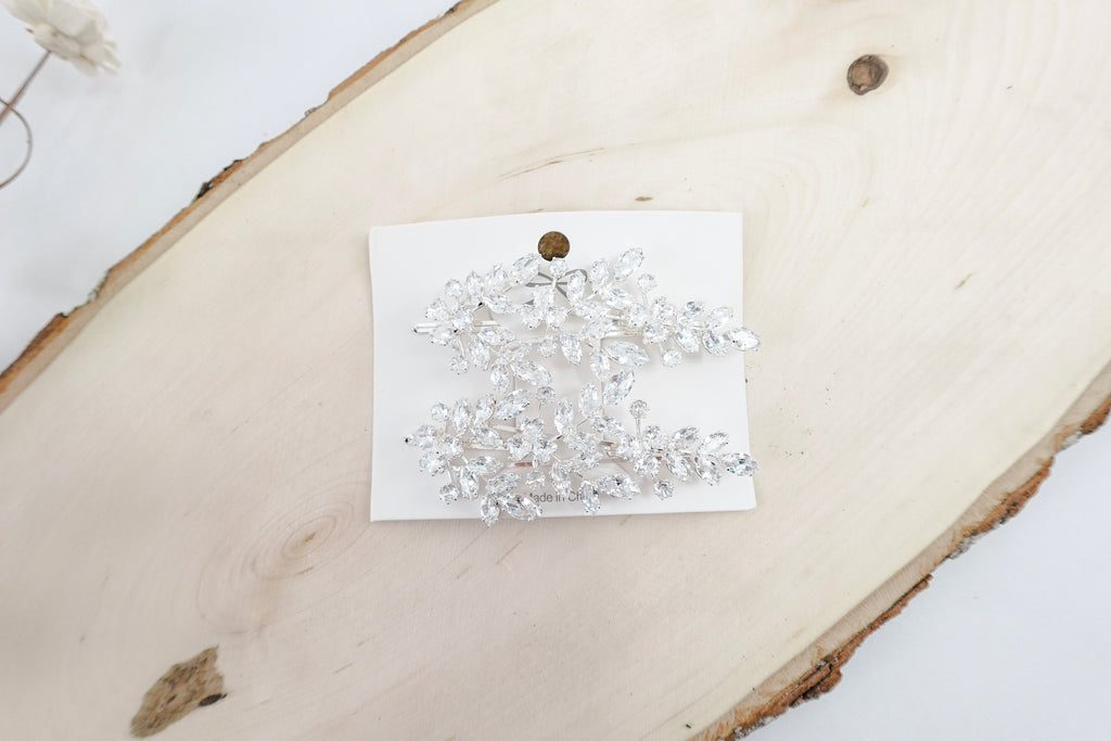 Cubic Zirconia Hairclips