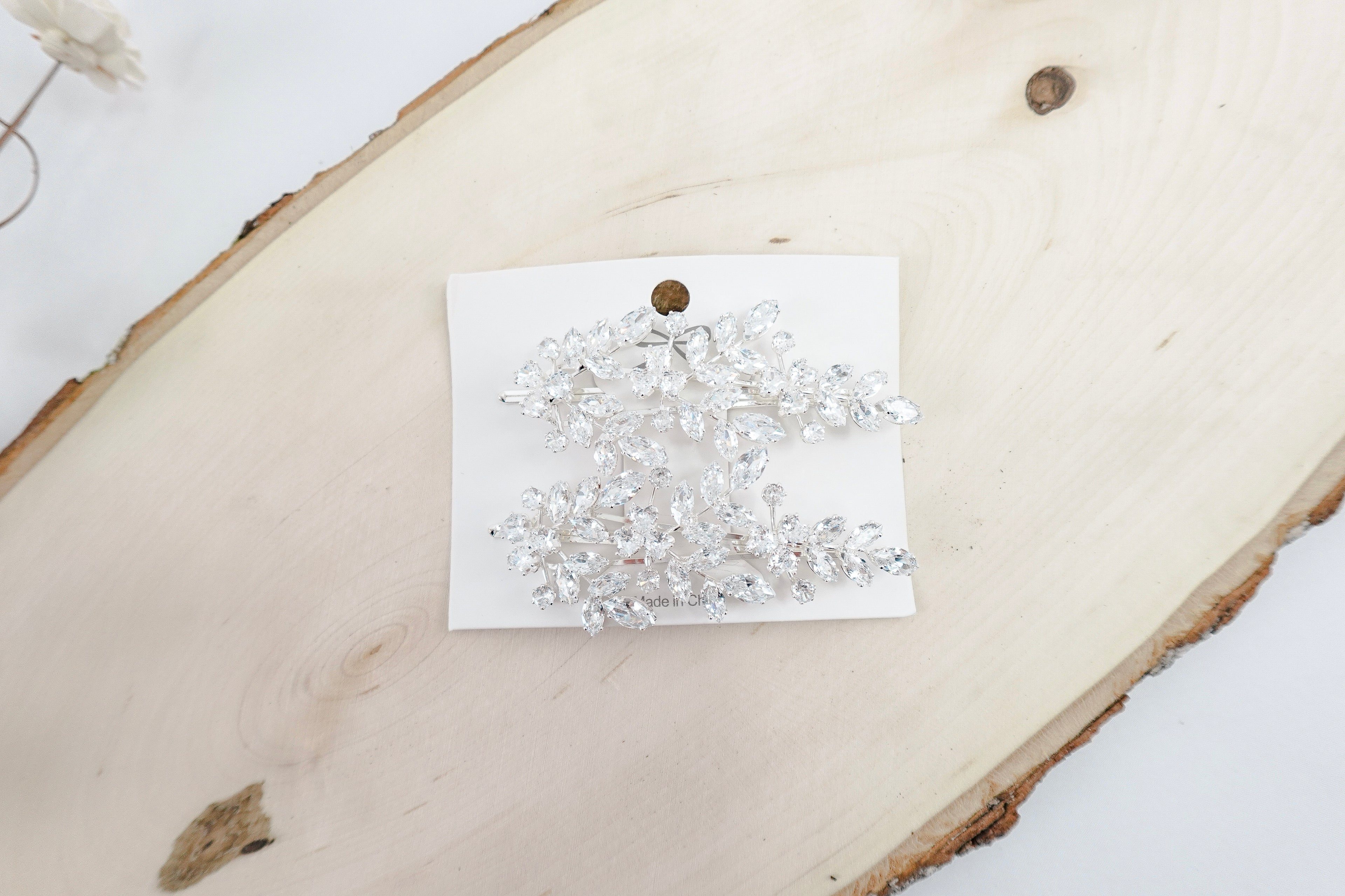 Cubic Zirconia Hairclips