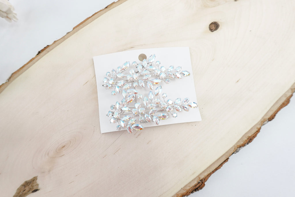 Cubic Zirconia Hairclips
