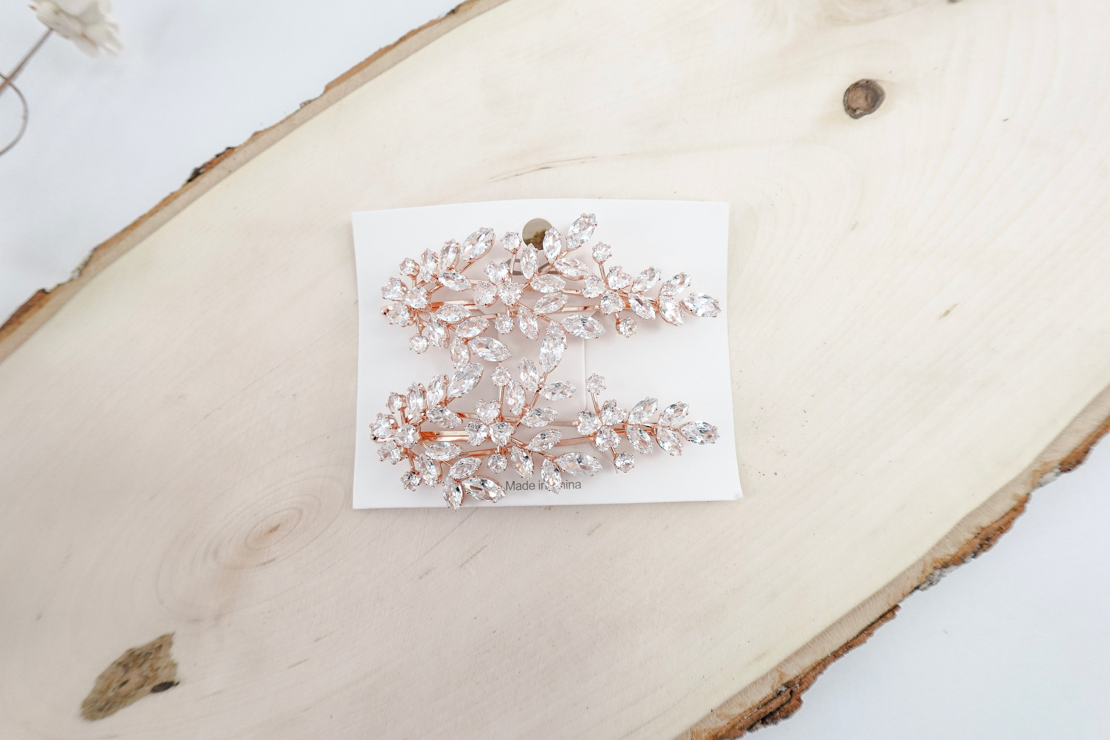 Cubic Zirconia Hairclips