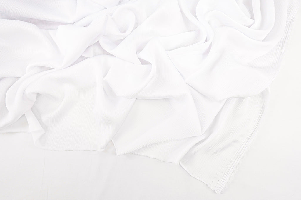 White Crinkle Sheen