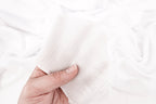 White Crinkle Sheen