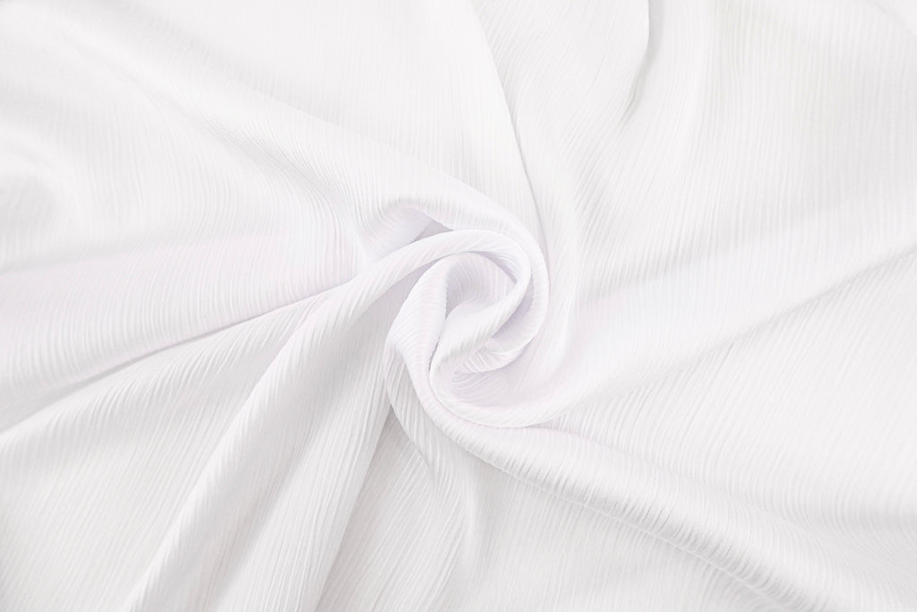 White Crinkle Sheen