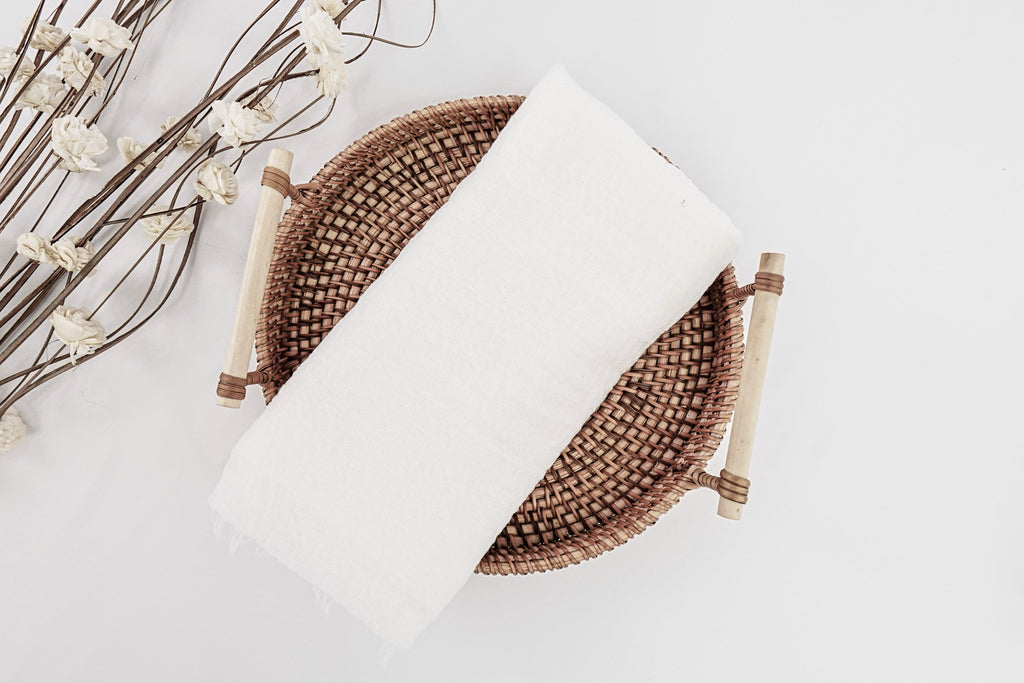Off-White Gauze Scarf