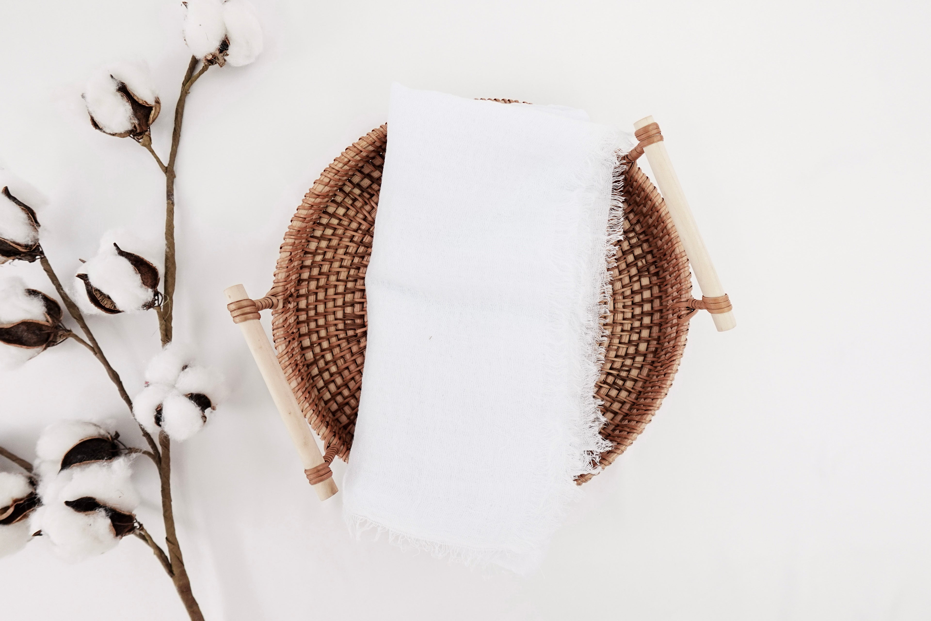 White Gauze Scarf