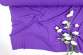Royal Purple Georgette