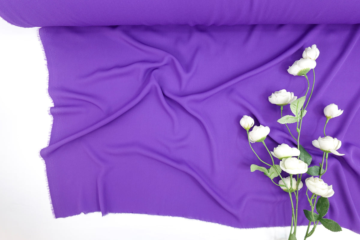 Royal Purple Georgette